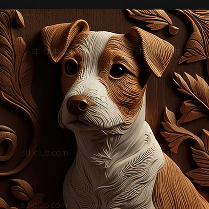 3D model st Jack Russell Terrier dog (STL)